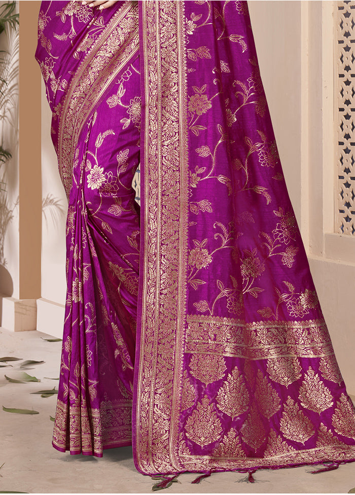 Multicolor Dupion Silk Saree With Blouse Piece Cheapest Sale Online