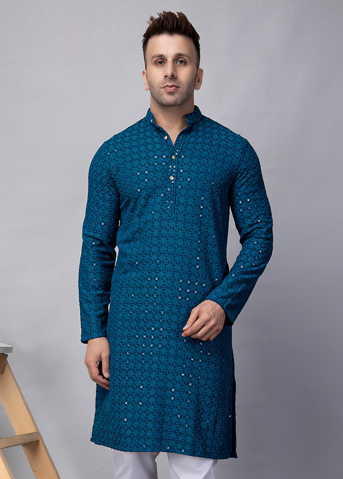 2 Pc Green Viscose Kurta Pajama Set Enjoy Cheap Online