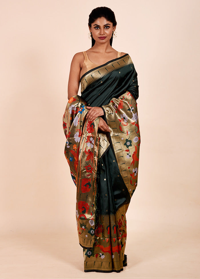 Green Dupion Silk Saree With Blouse Piece How Much Sale Online