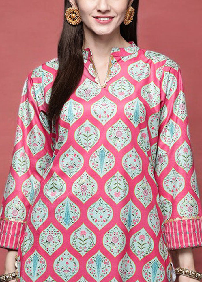 Pink Readymade Velvet Kurti Sale 100% Guaranteed