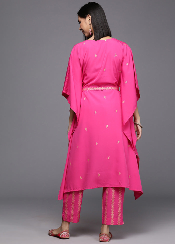 2 Pc Pink Readymade Silk Kurti Set Reliable Cheap Online