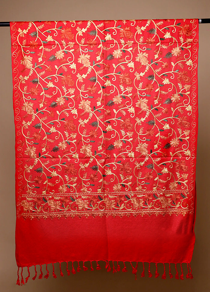 Red Woven Work Shawl Outlet Locations For Sale