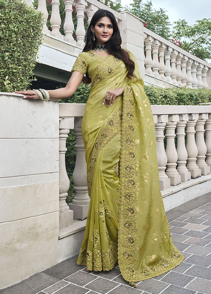 Yellow Spun Pure Silk Saree With Blouse Piece Buy Cheap Factory Outlet