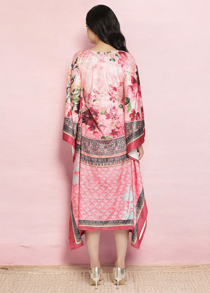 Pink Readymade Velvet Kurti Store Sale