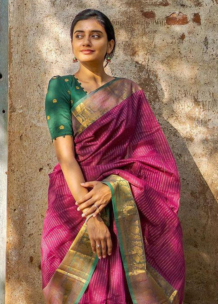 Multicolor Banarasi Silk Saree With Blouse Piece Sale Manchester