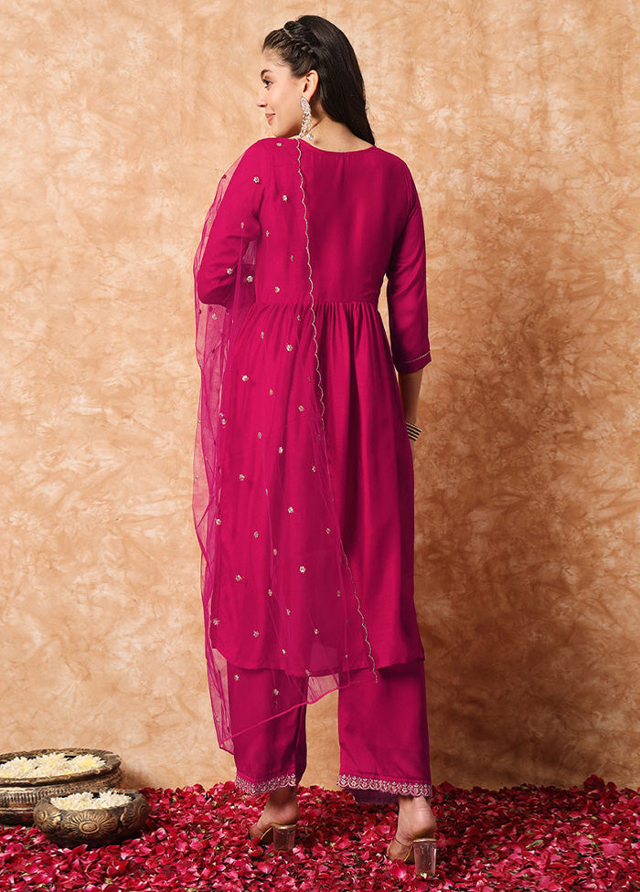 3 Pc Rani Readymade Silk Suit Set Footlocker Pictures Sale Online