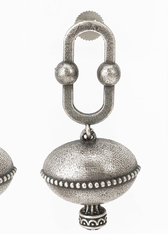 Silver Brass Antique Earrings Order Cheap Online