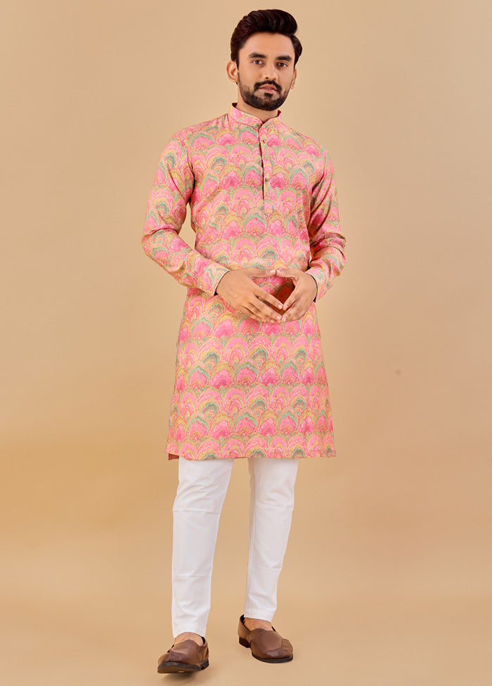 Multicolor Cotton Kurta And Pajama Set Outlet Sast