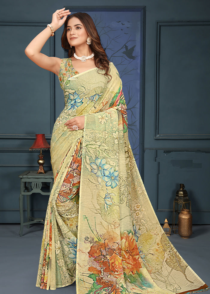 Multicolor Dupion Silk Saree With Blouse Piece Pay With Visa For Sale