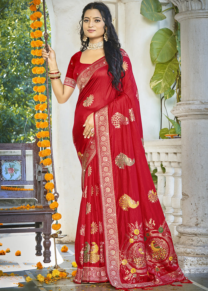 Green Spun Silk Saree With Blouse Piece Clearance Order