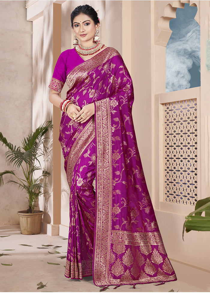 Multicolor Dupion Silk Saree With Blouse Piece Cheapest Sale Online