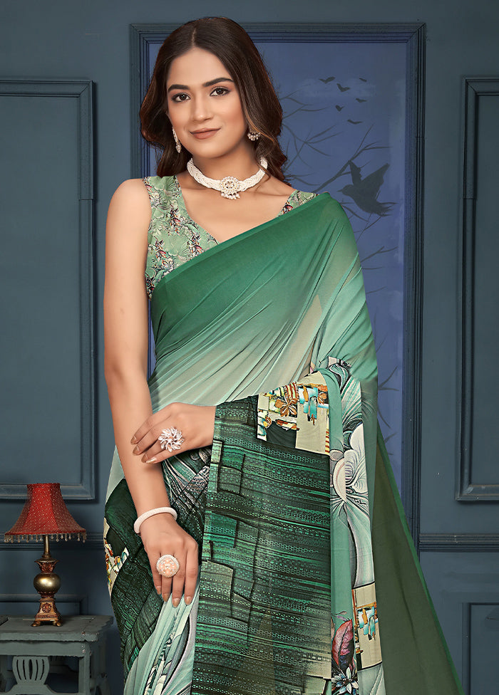 Multicolor Dupion Silk Saree With Blouse Piece Discount Choice