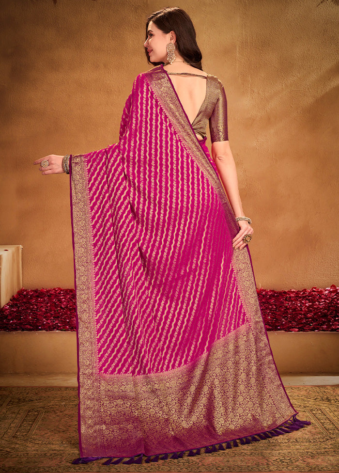 Pink Georgette Saree With Blouse Piece Cheap Eastbay