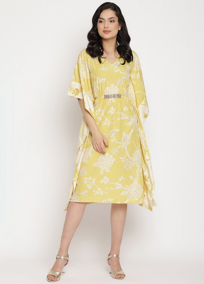 Lime Green Readymade Polyester Kurti Free Shipping Supply