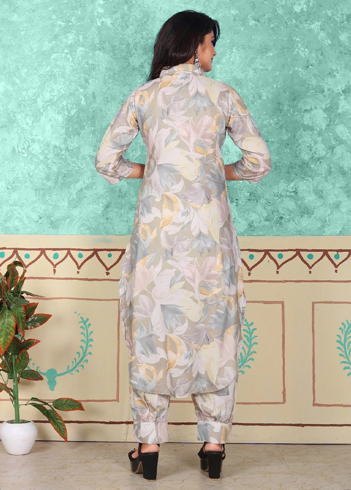 2 Pc Multicolor Readymade Cotton Kurti Set Sale Best Sale