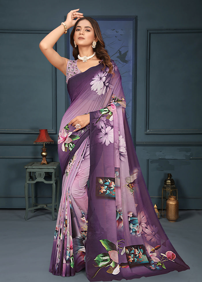 Multicolor Dupion Silk Saree With Blouse Piece Outlet Deals