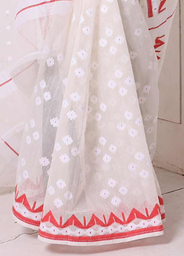 Off White Pure Cotton Texture Saree Without Blouse Piece Outlet Store Locations