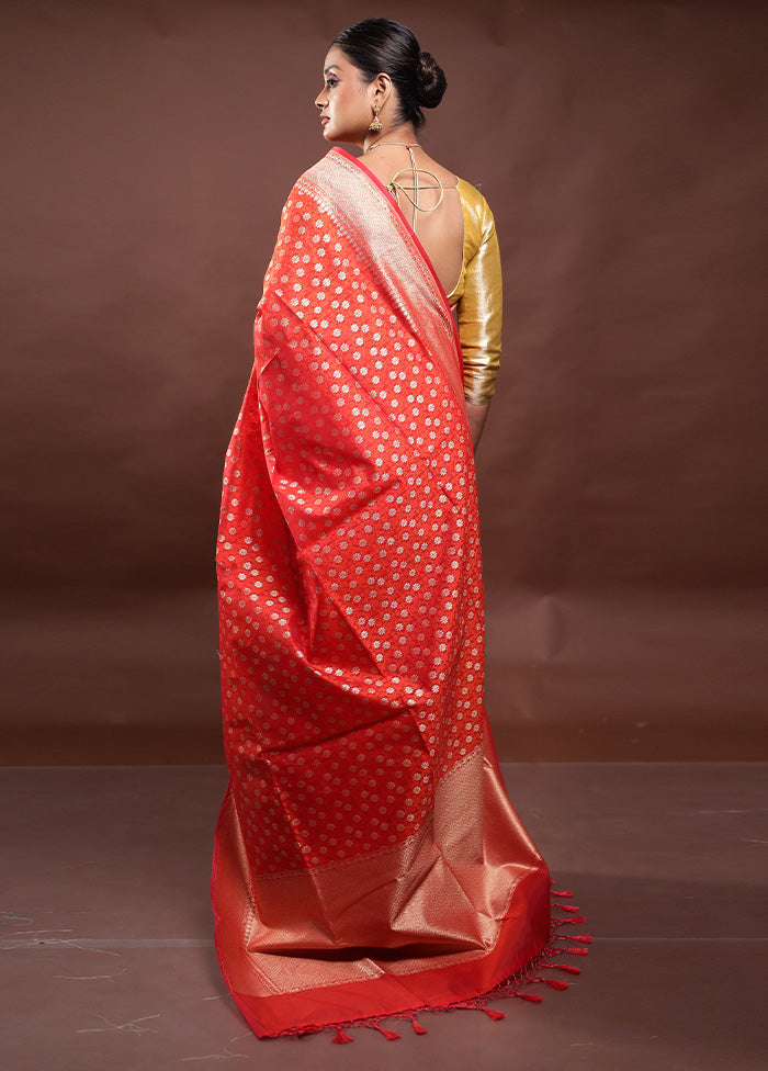 Red Kora Silk Saree With Blouse Piece From China Free Shipping Low Pice