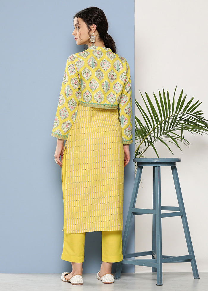 2 Pc Yellow Readymade Cotton Kurti Set Buy Cheap Countdown Package