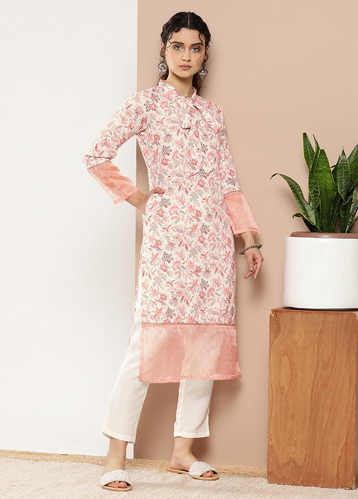 Pink Readymade Silk Kurti Outlet Discount Sale