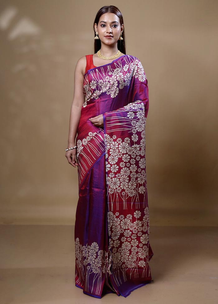 Pink Pure Bishnupuri Silk Saree Without Blouse Piece For Nice Online