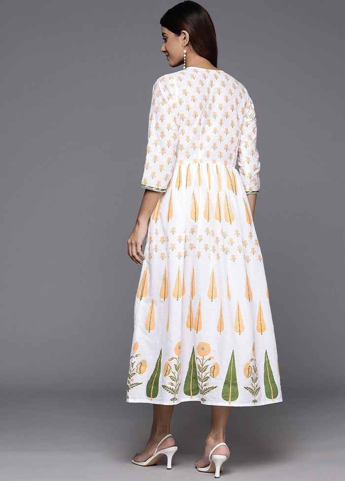 White Readymade Cotton Indian Dress Clearance Online Online