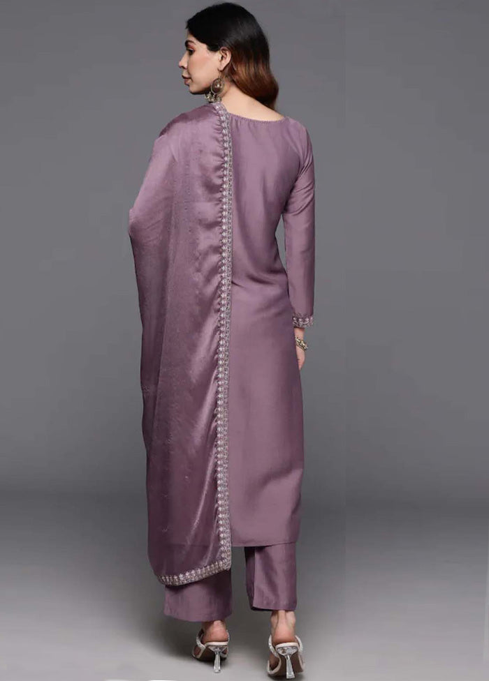 3 Pc Pink Readymade Viscose Suit Set Discount 2025 New