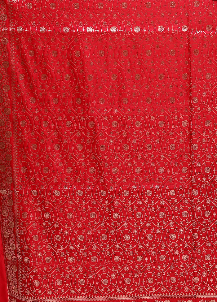 Pink Banarasi Silk Saree With Blouse Piece Geniue Stockist For Sale