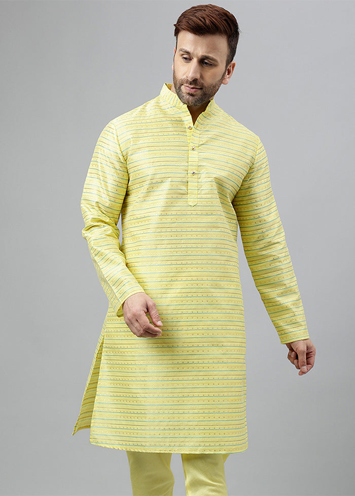 Green Viscose Jacquard Long Kurta Clearance Manchester Great Sale