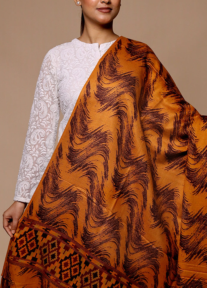 Yellow Woven Work Shawl Sale Visit