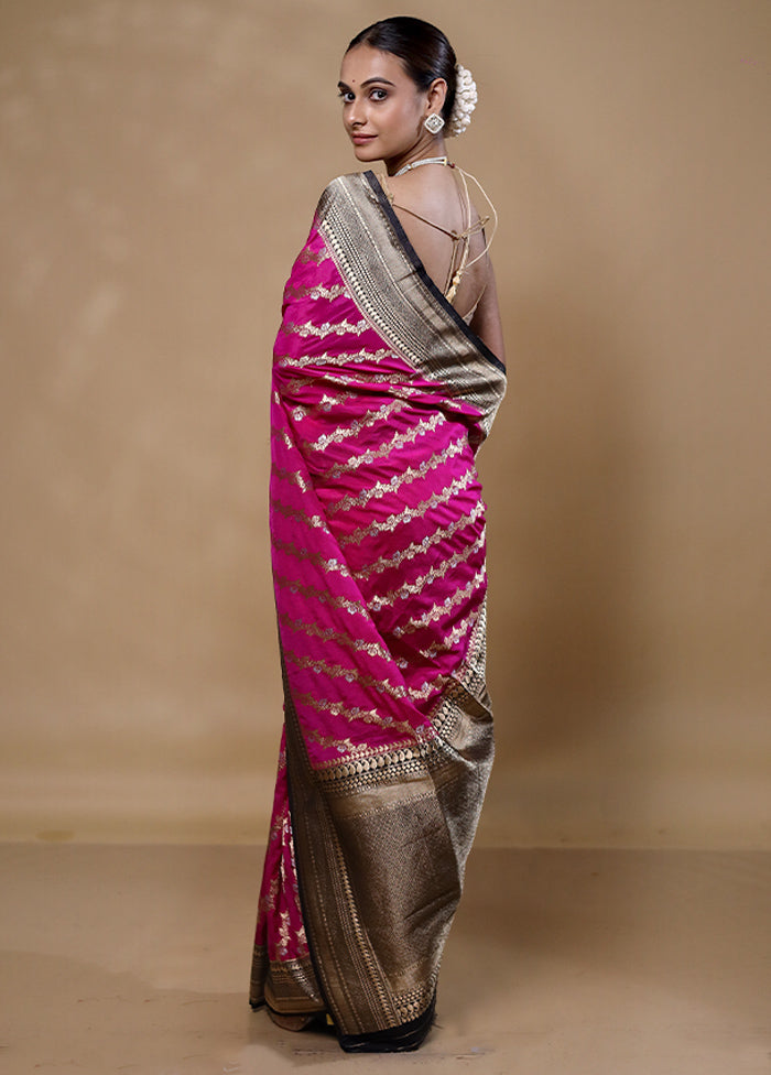 Pink Georgette Saree With Blouse Piece Buy Cheap Wide Range Of