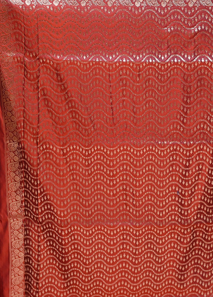 Maroon Banarasi Silk Saree With Blouse Piece Pay With Paypal Cheap Pice