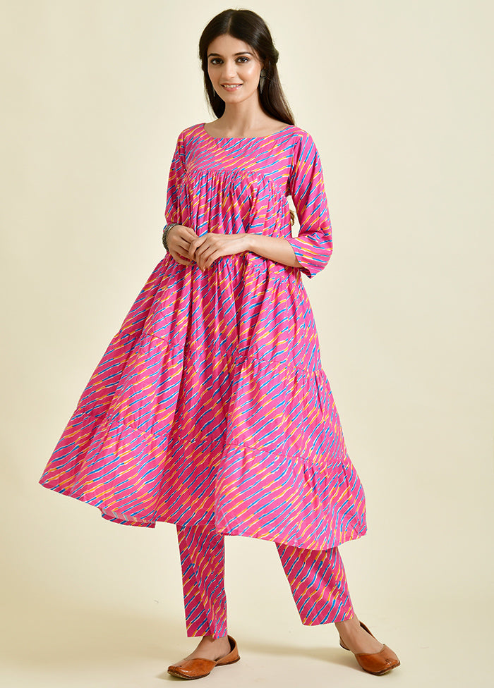 2 Pc Magenta Cotton Kurti Set Brand New Unisex Sale Online