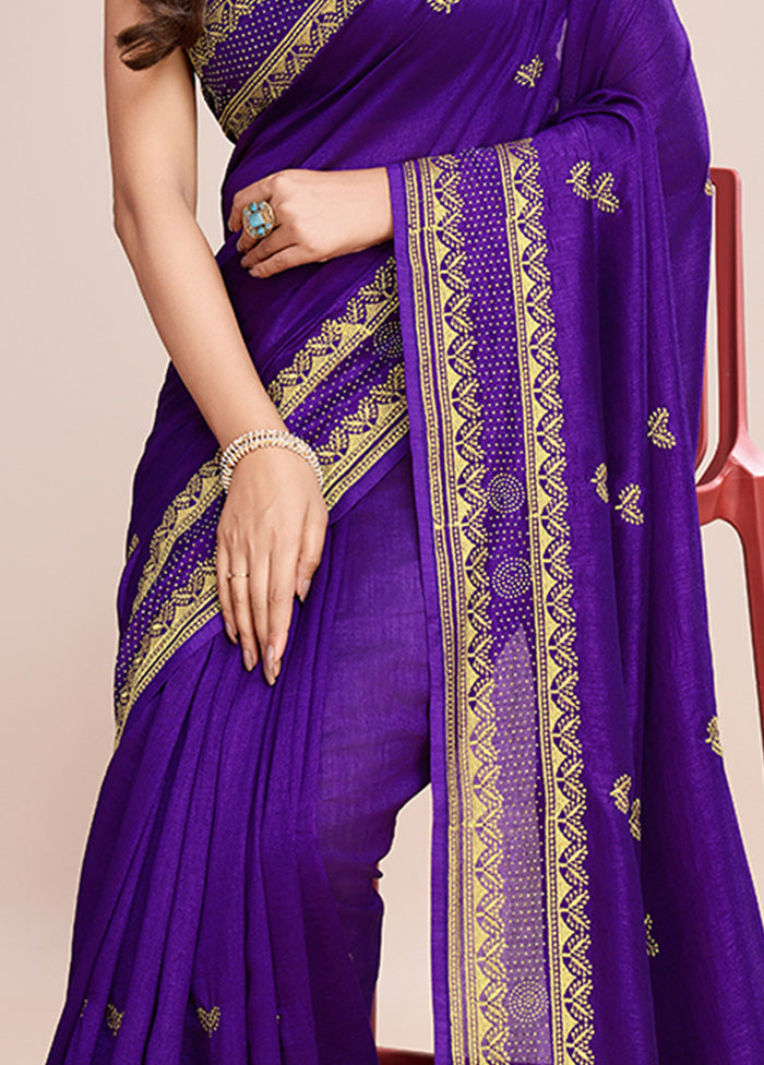 Wine Spun Silk Saree With Blouse Piece Clearance Store Sale Online