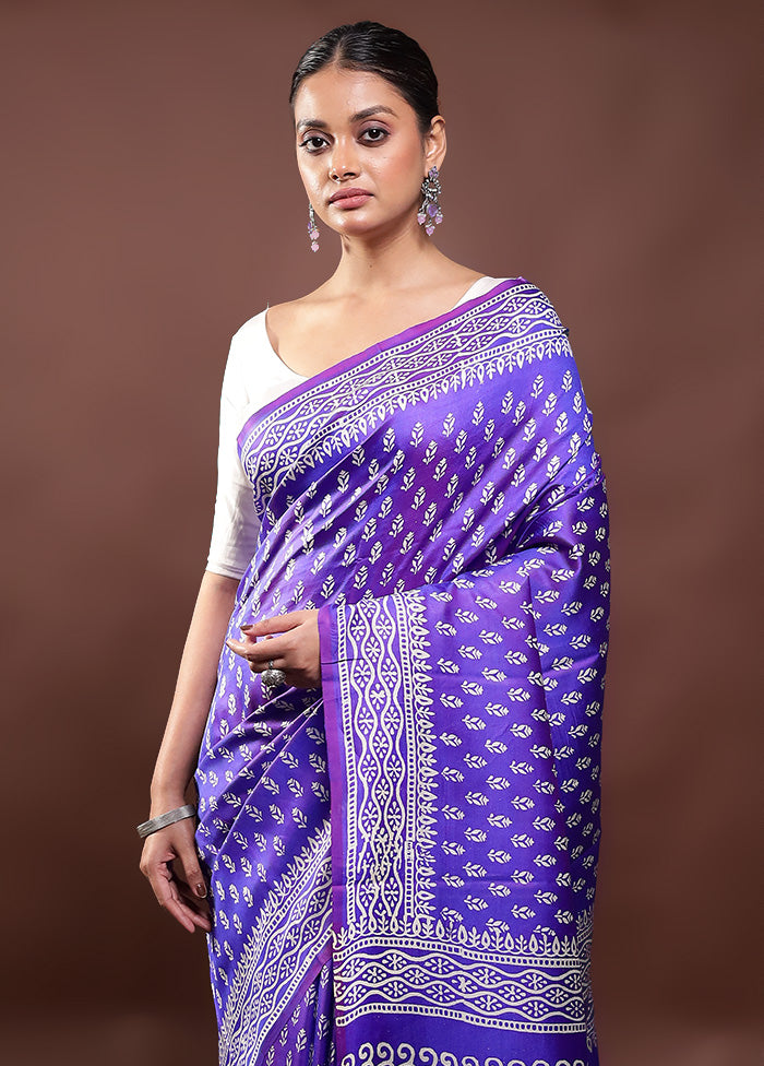 Blue Pure Bishnupuri Silk Saree Without Blouse Piece Clearance Fashionable