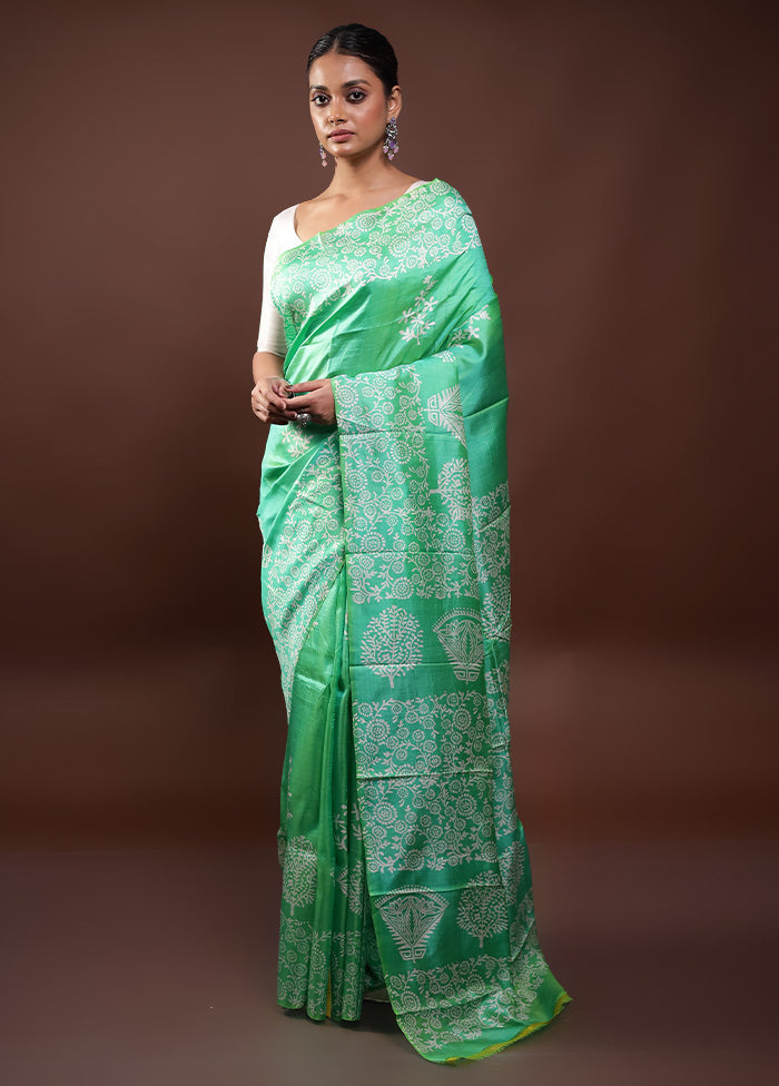 Green Pure Bishnupuri Silk Saree Without Blouse Piece Cheap Sale Footlocker Pictures