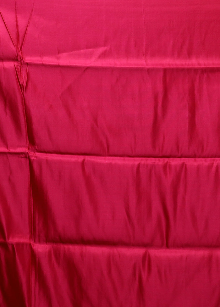 Pink Handloom Banarasi Pure Silk Saree With Blouse Piece Original Cheap Pice