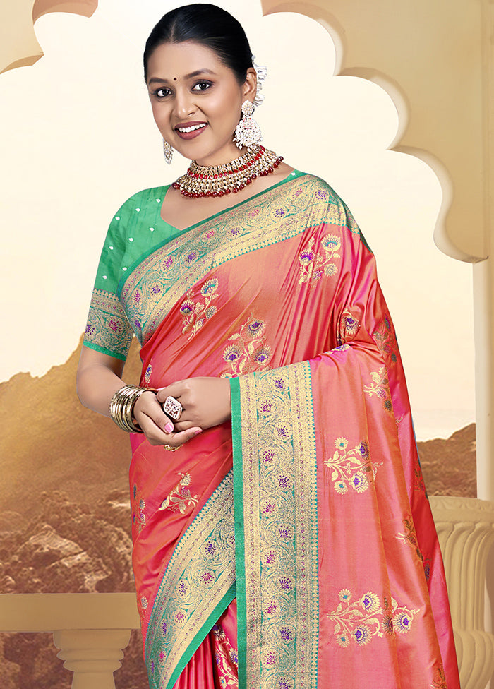 Multicolor Dupion Silk Saree With Blouse Piece Sale 100% Original