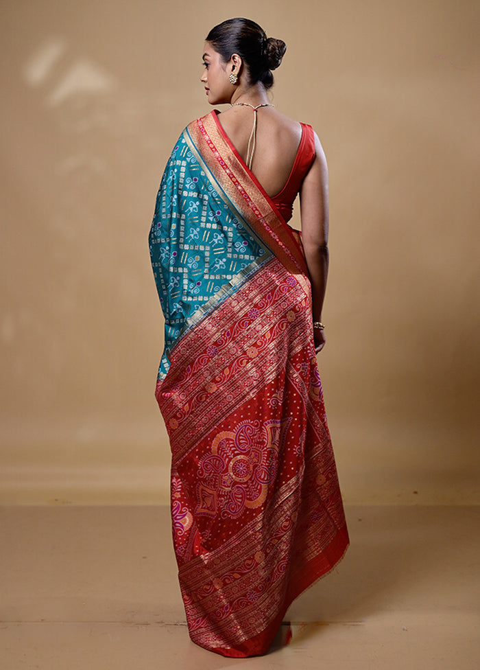 Blue Dupion Silk Saree With Blouse Piece Low Pice Fee Shipping Cheap Online