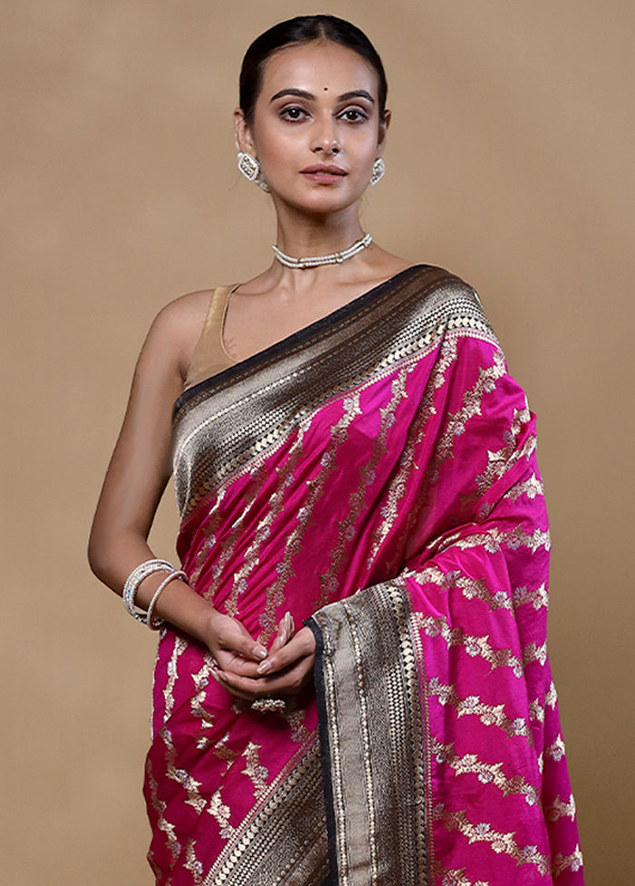 Pink Georgette Saree With Blouse Piece Buy Cheap Wide Range Of