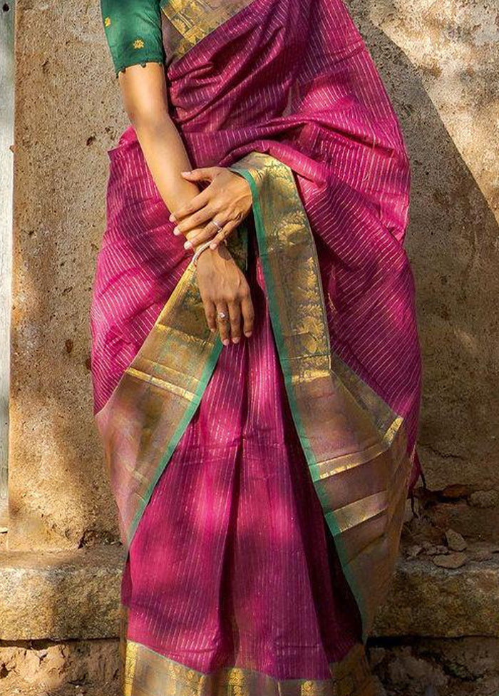 Multicolor Banarasi Silk Saree With Blouse Piece Sale Manchester