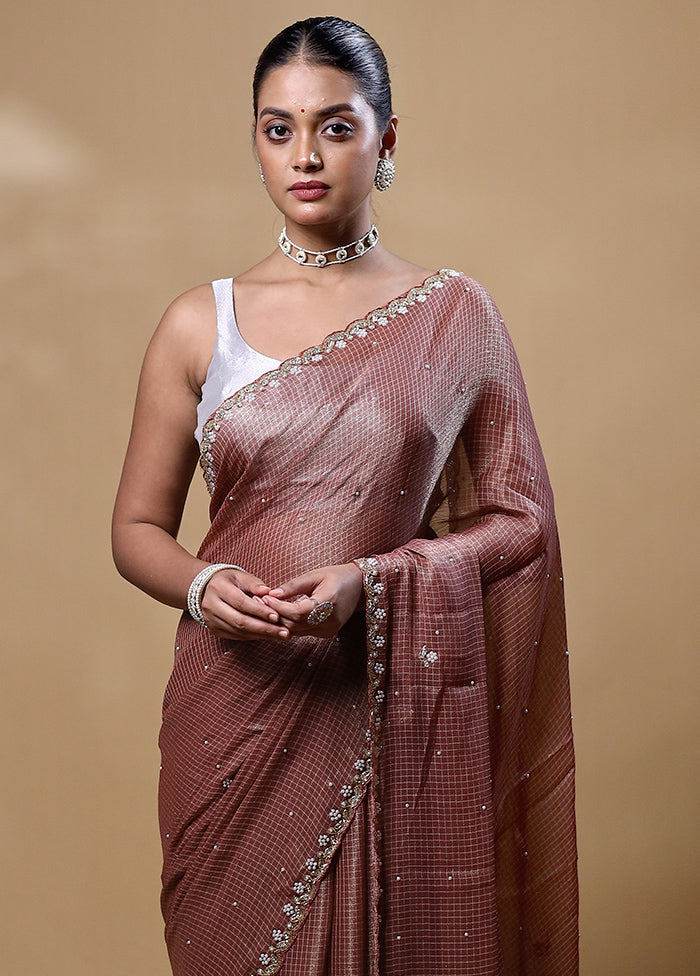 Grey Silk Saree With Blouse Piece Outlet Footlocker Finishline