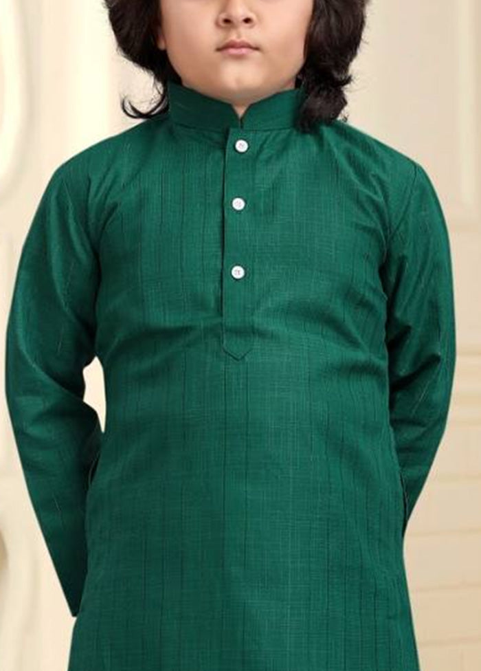 Bottle Green Pure Cotton Kurta Pajama Set Clearance Explore