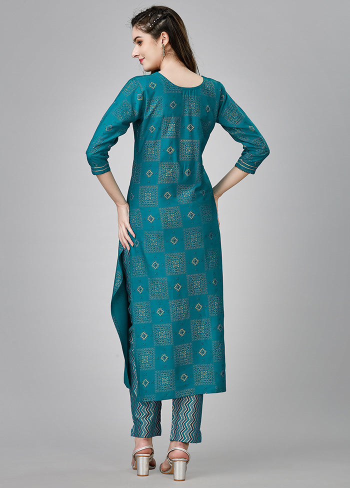 2 Pc Rama Readymade Rayon Kurti Set Sale Deals