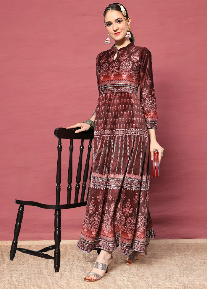 Wine Readymade Velvet Kurti Cheap Wiki