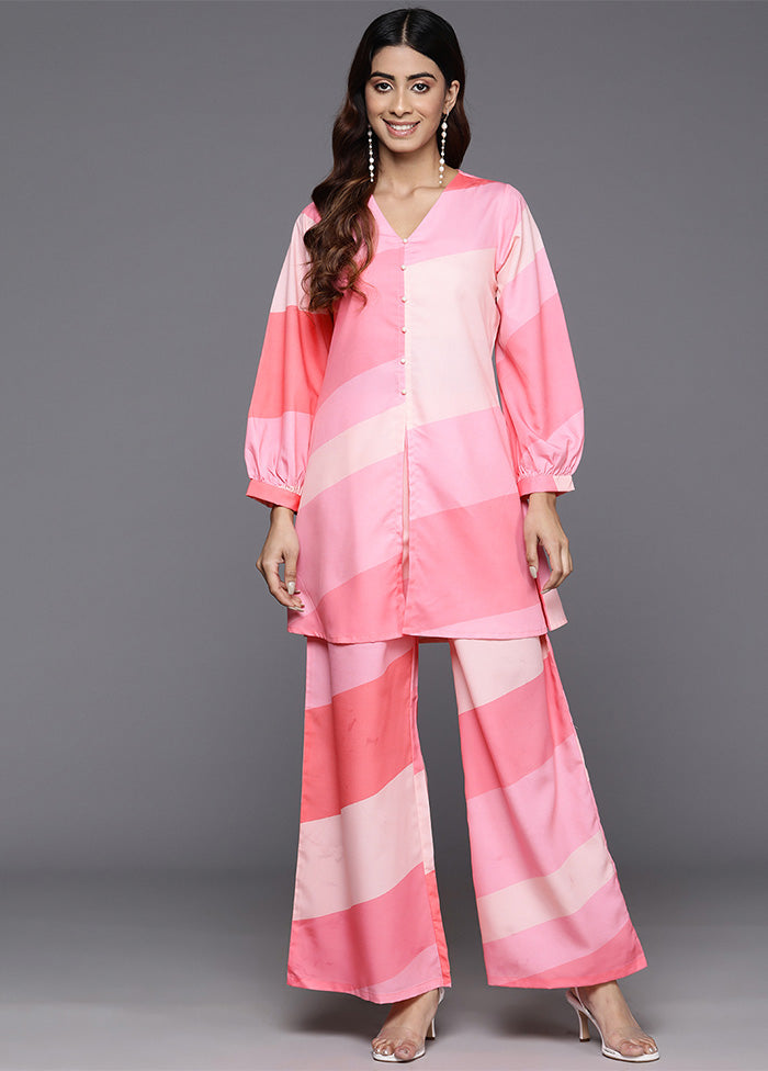 2 Pc Pink Readymade Silk Tunic Set Very Cheap Cheap Online