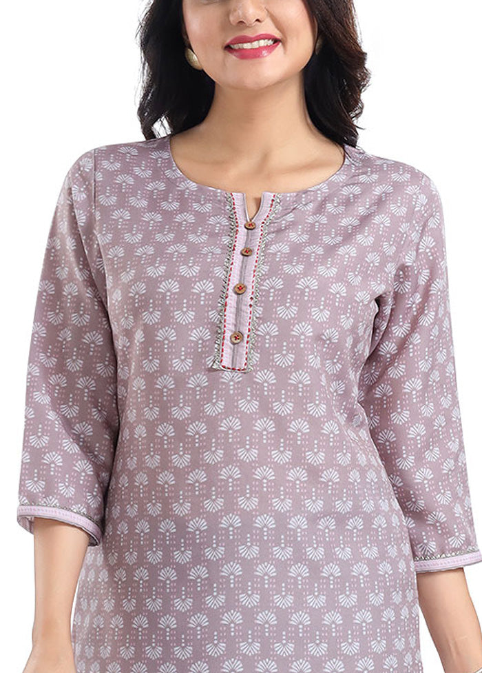 Pink Readymade Rayon Short Kurti Cheap Pice Wholesale Pice