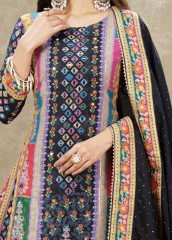 3 Pc Multicolor Readymade Cotton Suit Set Pices For Sale