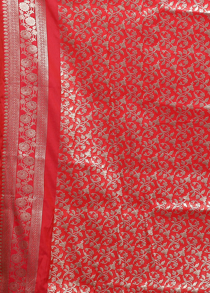 Pink Uppada Silk Saree With Blouse Piece Clearance Manchester Great Sale