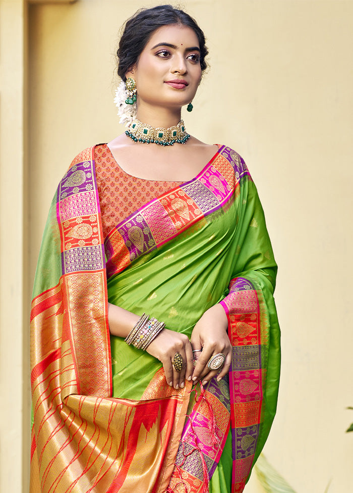 Sea Green Dupion Silk Saree With Blouse Piece Outlet Amazon